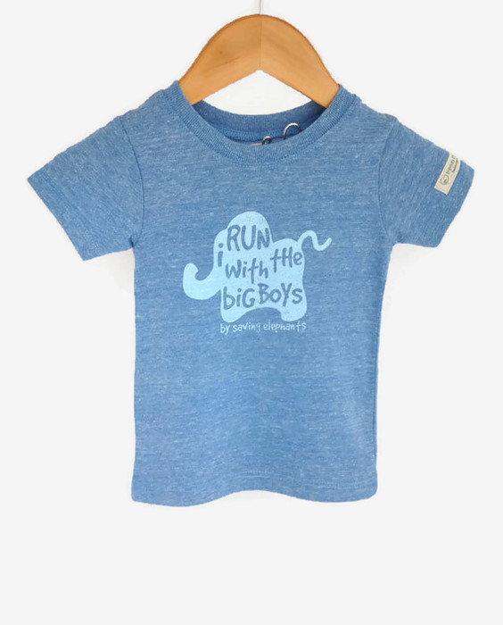 Run with the Big Boys Elephant Rescue Tee | Trendy Little Sweethearts