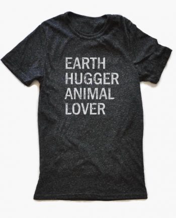 Ecofriendly tshirt, made from recycled bottles and organic cotton. Includes donation to save animals! at Trendy Little Sweethearts