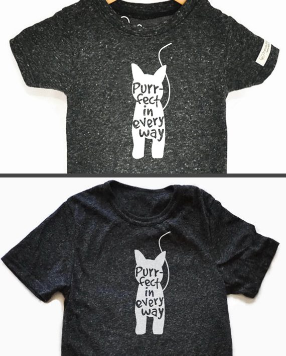 Eco-friendly Cat Rescue Tshirt | Trendy Little Sweethearts